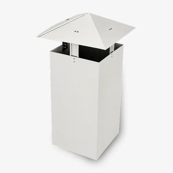 Ծխնելույզի գմբեթ, գունավոր, փայլուն, RAL 9003
