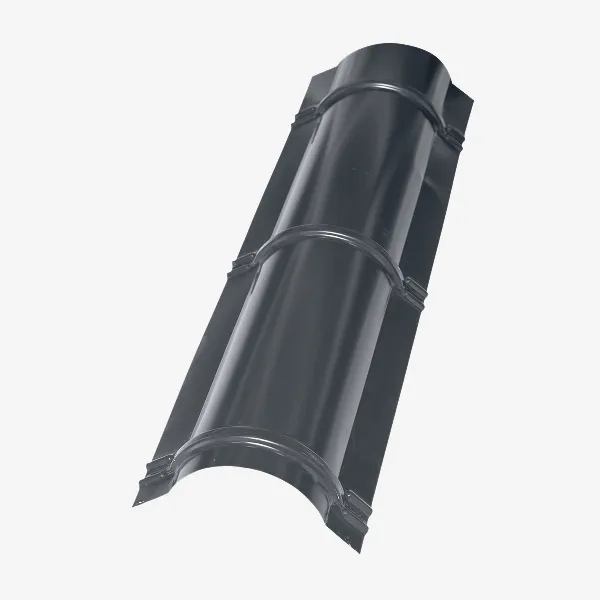 Գագաթնագիծ կիսակլոր 150*150, գունավոր, փայլուն, RAL 7024
