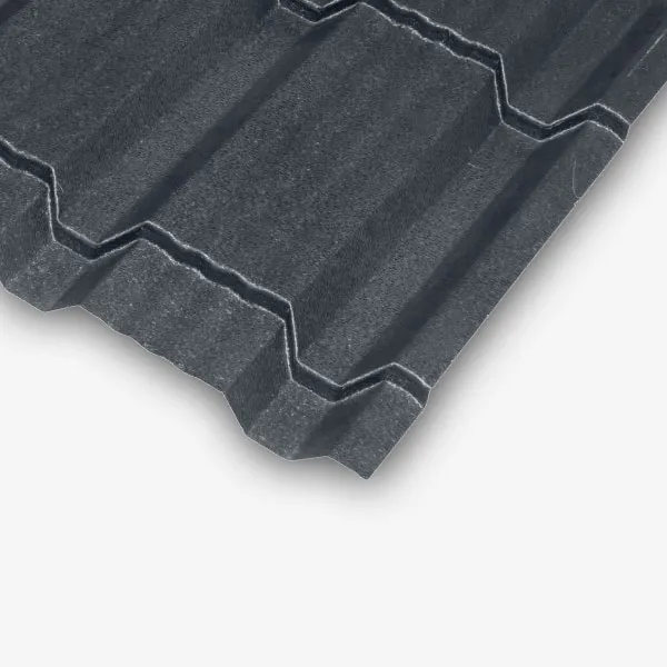 Մետաղական կղմինդր Կասկադ, գունավոր, անփայլ, RAL 7024
